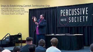 Tambourine Grip, PASIC Clinic 2021
