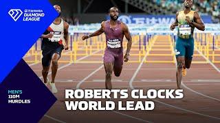 Daniel Roberts storms to world lead in Xiamen 110m hurdles - Wanda Diamond League 2024