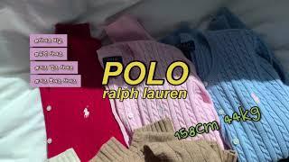 POLO | 키158_44kg 사이즈 리뷰 | 착용샷 리뷰, 사이즈 팁, 사이즈 비교, 컬러, 장단점 | 폴로 니트&가디건 기본템 추천 | 폴로 6가지 구매템 | 간단리뷰