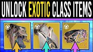 Destiny 2: How to Get EXOTIC CLASS ITEMS! Dual Destiny Mission & Class Item Guide (The Final Shape)