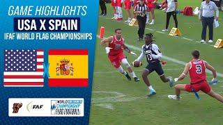 UNITED STATES X SPAIN | IFAF WORLD FLAG CHAMPIONSHIP 2024 | Game Highlights