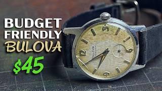 Hidden Gem or eBay Junk?  Rebuilding a 1965 Bulova Linen Dial