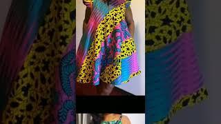 elegant and beautiful ankara short flare gown #africanprint #styles #ankara #beautiful