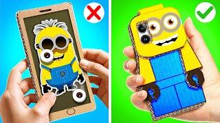 Capa de celular DIY Minion  *Despicable Me 4 Paper Game Book*