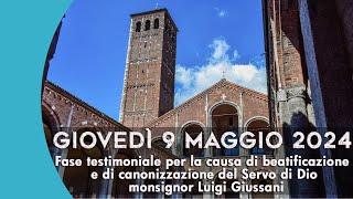 9 maggio 2024: prima sessione pubblica della Fase testimoniale per la beatificazione di don Giussani