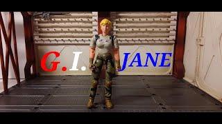 Black Sky's G.I.JOE  "Code Name" G.I.JANE O-Ring Style 1:18 Scale Action Figure Review.