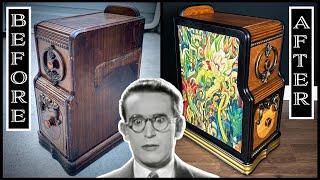 Colorful Art Deco Furniture Restoration DIY Tutorial