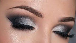 Night Out Makeup Tutorial | Black & Silver Smokey Eye