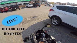 I PASSED!! Motorcycle Road Test MOTOVLOG : ALBERTA CANADA