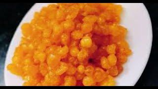 Sweet Boondi Recipe - How to make sweet boondi - Quick and Easy sweet boondi - Shaluzz Tasty Recipes
