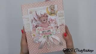 Folio Album - the Craft O'Clock collection "Hello little girl" - presentation