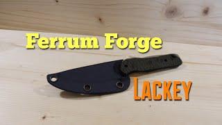 Ferrum Forge Lackey Fixed Blade W/Custom Scales!!!(Knathan's Knives)