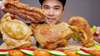 CRISPY PORK CHICHARON | MUKBANG ASMR | PUTOK BATOK | ALFIE EATS