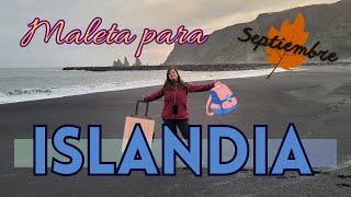 Mi MALETA para ISLANDIA en SEPTIEMBRE