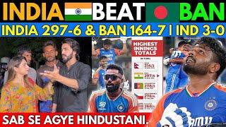 INDIA CREATES HISTORY 297/6 | IND VS BAN | BANGLADESH CRYING | PAK REACTIONS