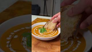 CREAMIEST Roasted Tomato and Pepper Soup Recipe of 2024! Easy & Vegan