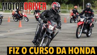 Fui fazer o curso de pilotagem da Honda no CETH de Indaiatuba