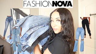 Huge Fashion Nova Jeans Haul *Fall Favorites* Size 5 & 7