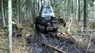 Homemade forwarder in action