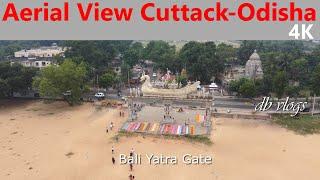 Aerial View of Cuttack City, India