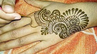 Arebic Mehandi Design ll Very Easy And Simple Mehandi Design By Prajapati Creation Mehndi Design ll