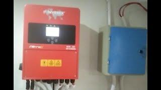 Nitrox 6Kw solar inverter, AE 545W solar panels, Phoenix 12V 230Ah battery installation #heptasol