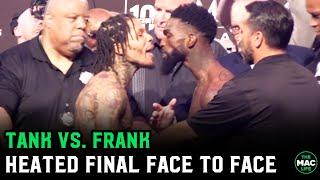 Gervonta Tank Davis vs. Frank Martin HEATED Final Face To Face