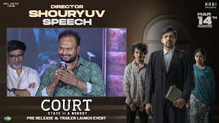 Director Shouryuv Speech At Court - State Vs A Nobody Grand Pre Release & Trailer Launch Event