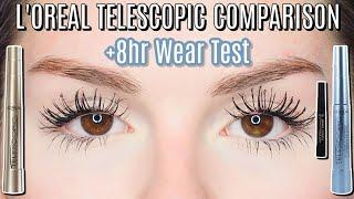 L'OREAL TELESCOPIC MASCARA ORIGINAL vs. WATERPROOF vs. CARBON BLACK REVIEW | BEST DRUGSTORE MASCARA