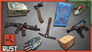 Rust Limited Skin Shop | 1/20/22  Frosty Gloves, Ice Door, Glister SMG, Bombshell LR, Pizza Box #257