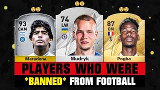 FOOTBALLERS Who Were BANNED! ️ ft. Mudryk, Maradona, Pogba…