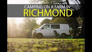 Hazel Brow Farm Campsite Tour - Richmond North Yorkshire - VW T6 Camper