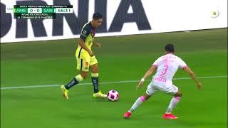 Gol de Álvaro Fidalgo | América 1 - 0 Santos  | LIGA BBVA MX | Grita México A21 - Jornada 14