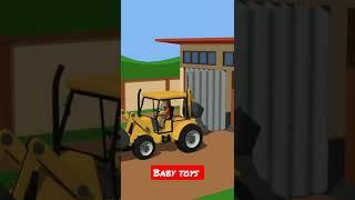 JCB stunt|Tractor stunt|Jcp short|Jcp with tractor|JCB vs tractor #shorts #shortsvideo #jcp