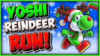 Yoshi Reindeer Run!  Mario Christmas Brain Break  Just Dance  Danny Go Noodle Inspired