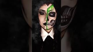 Merlina Addams  #31daysofhalloweenmakeup #makeup #makeupartist #halloweenmakeuplook