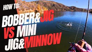 How To Catch Stocked Trout -  Bobber and Jig vs Minnows and Mini Jigs