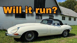 1968 E-type Has Been Sitting for a Few Years - Will It Run?