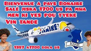 siw bezwen al travay nan peyi #Bonaire men kiyes pou kontakte epi wap jwen visa ..anpil detay