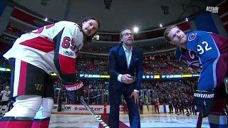 Peter Forsberg drops puck to kick off NHL Global Series in Sweden