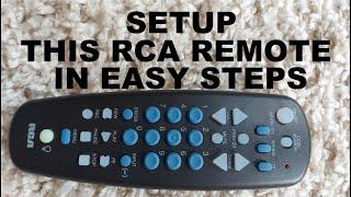 Setup RCA Universal Remote RCU300