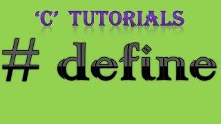 C Programming Tutorial   16 Define Preprocessor