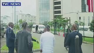 Video: Yahaya Bello at EFCC Office Earlier Today