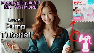【How to Use a Breast Pump】Beginner's Guide to Pumping! (Pigeon Breast Pump Tutorial) #breastpump
