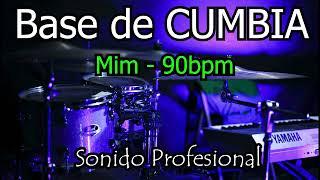 Base de Cumbia para Practicar o Improvisar tono de Mim 90 bpm Guitarra Piano Bateria Bajo