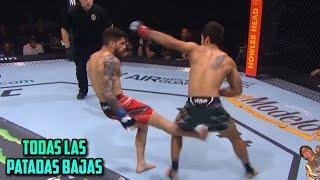 All the Low Kicks given by Gaston Bolaños to Aaron Phillips [HD] | Peruano debuta en la UFC