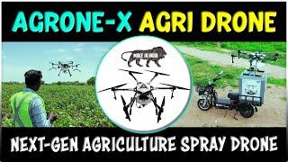 Agriculture 2.0: Is AGRONE-X the Game Changer We Need? The Best Agriculture Spray Drone