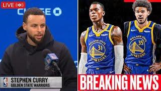 Stephen Curry reacts to Dennis Schroder & Cam Johnson Trade to the Warriors