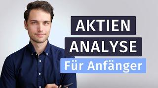 Aktienanalyse für Anfänger - So analysiere ich Aktien (4 einfache Schritte)