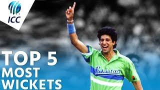 The Most Wickets in World Cup History? | Top 5 Archive | ICC Cricket World Cup